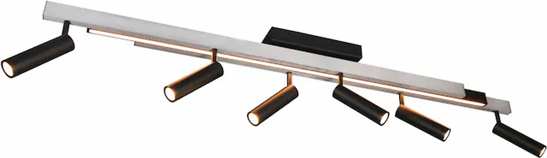TRIO Leuchten LED Deckenleuchte »ZENO ausziehbare LED Deckenlampe mit 6 ver günstig online kaufen
