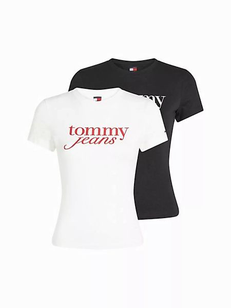 Tommy Jeans T-Shirt TJW 2PACK ESSENTIAL LOGO TEE (Packung, 2-tlg) mit Logod günstig online kaufen