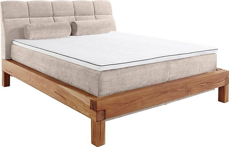 Home affaire Boxspringbett Villads, Liegefläche: 160/200 cm aus Balkeneiche günstig online kaufen