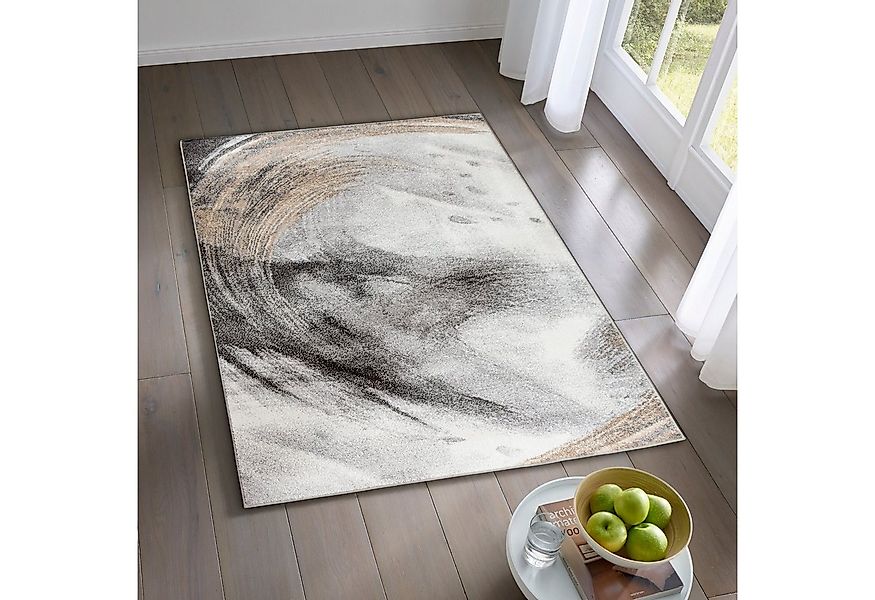 TaCa Home Teppich Designer Kurzflor Teppich Moderne Kunst, rechteckig, Höhe günstig online kaufen