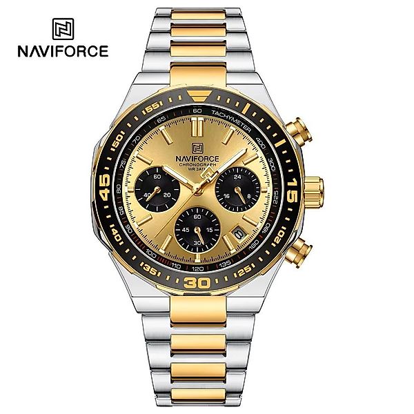 Tidy Quarzuhr NF 8049 Herrenuhr Bicolor günstig online kaufen
