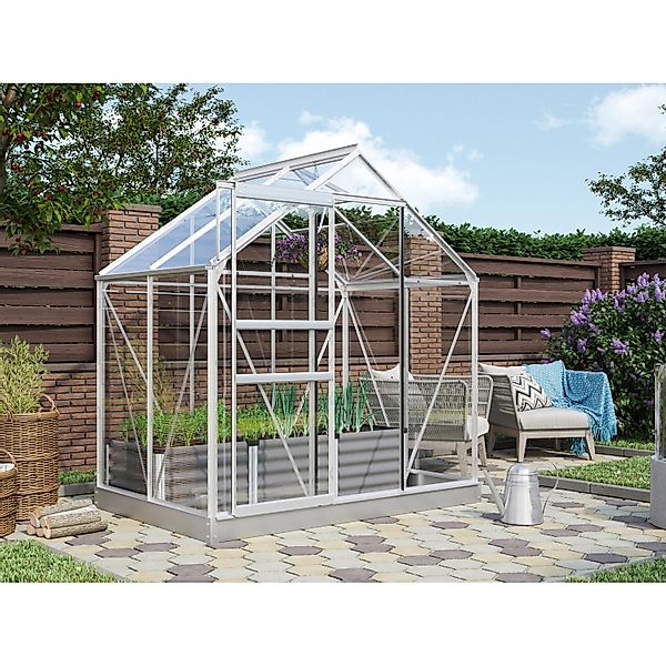 Vitavia Gewächshaus Venus 2500 Alu blank 2,5 m² günstig online kaufen