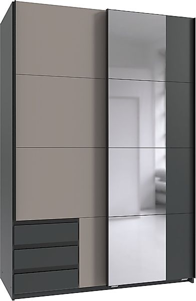 Wimex Schwebetürenschrank »Emden moderner Kleiderschrank mit Spiegel und Sc günstig online kaufen