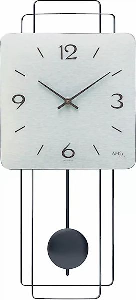 AMS Pendelwanduhr, Quarzuhr, Messinggehäuse,Esszimmer,Wohnzimmer,Made in Ge günstig online kaufen