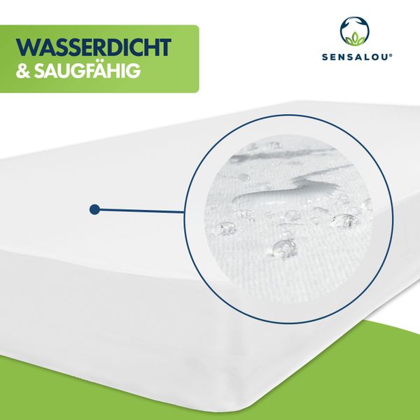 Sensalou Spannbettlaken Inkontinenz Spannbetttuch Matratzenschutzbezug, (2 günstig online kaufen
