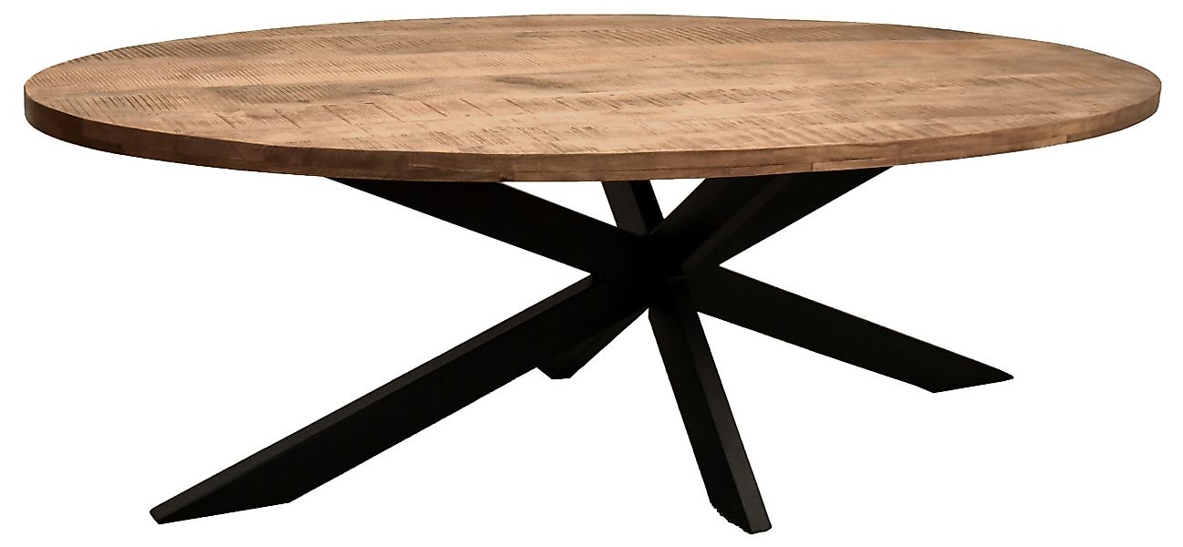 Indoormöbelset Diningsessel Matera Green & Tisch Avola Gestell Cross günstig online kaufen