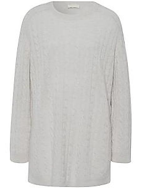 Long-Pullover Peter Hahn grau günstig online kaufen