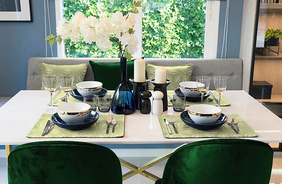 Adam Platzset Retro Floret, (2-St), GOTS günstig online kaufen