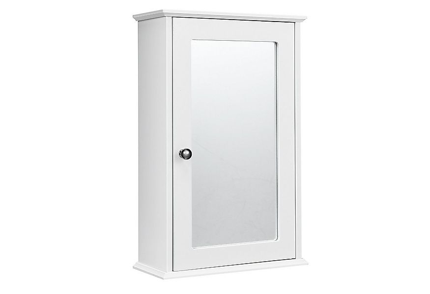 COSTWAY Spiegelschrank Bad Badezimmerschrank mit Tür, verstellbarer Ablage günstig online kaufen