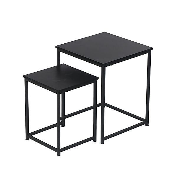 BIGTREE Couchtisch 2er Set Couchtisch quadratisch günstig online kaufen