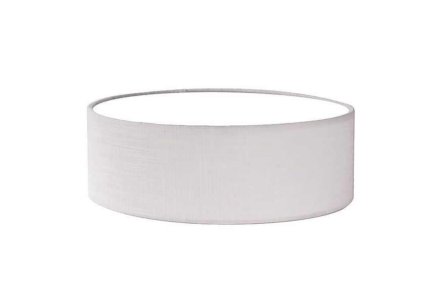 LQWELL LED Deckenleuchte aus Leinen, Ø40cm x H10cm,Deckenlampe,2x E27, ohne günstig online kaufen