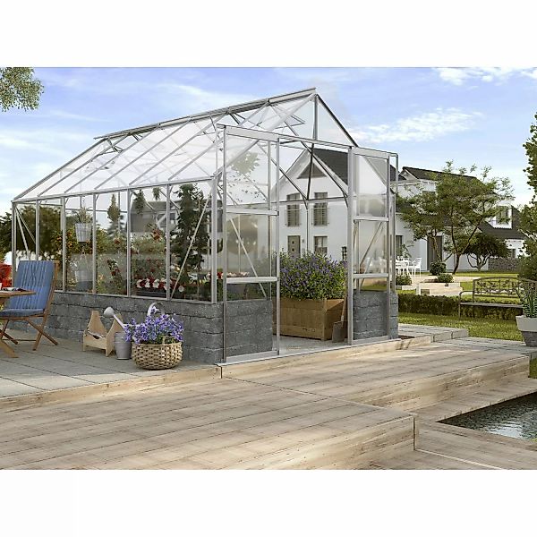 Vitavia Gewächshaus Cassandra 9900 Anthrazit 9,9 m² günstig online kaufen
