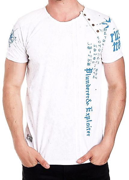 R-NEAL T-Shirt T-Shirt Washed Streetwear Printed günstig online kaufen