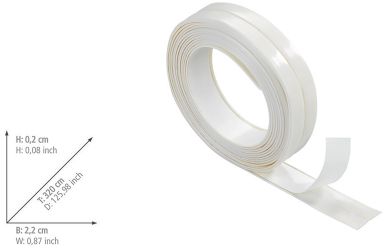 WENKO Dichtungsband, (Set, 2-St), selbstklebend, 320x2,2 günstig online kaufen