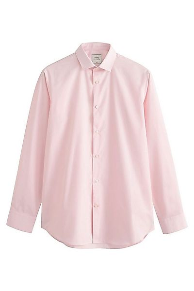 Next Langarmhemd Pflegeleichtes Regular Fit Hemd, Sportmanschetten (1-tlg) günstig online kaufen