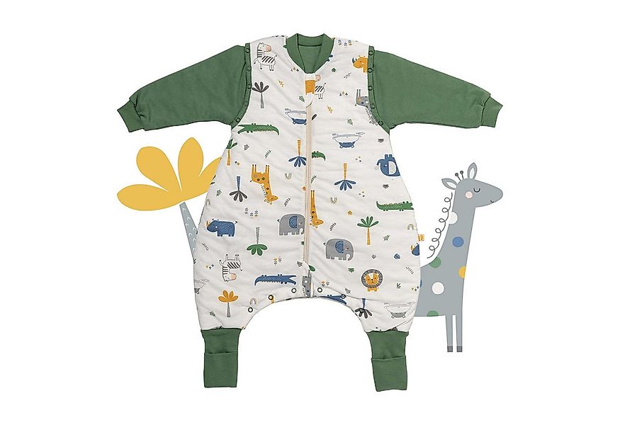 Schlummersack Kinderschlafsack Schlafsack mit Füßen und umklappbaren Bündch günstig online kaufen