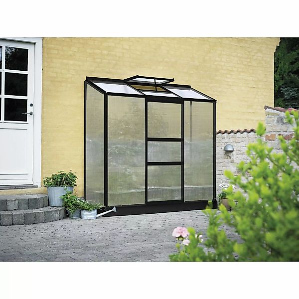 Halls Gewächshaus Altan 3 Schwarz 1,3 m² günstig online kaufen