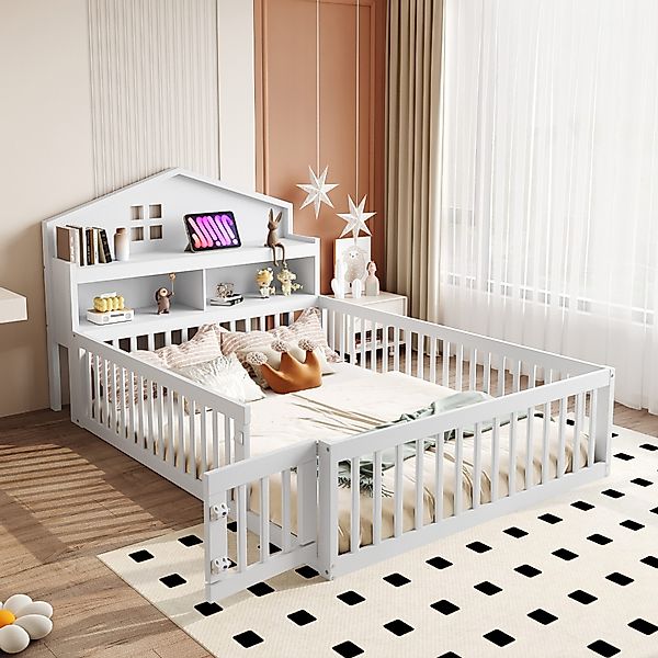 STILVORA Kinderbett 140x200 Babybett mit Matratze,Bettgestell günstig online kaufen