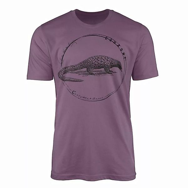 Sinus Art T-Shirt Evolution Herren T-Shirt Schuppentier günstig online kaufen
