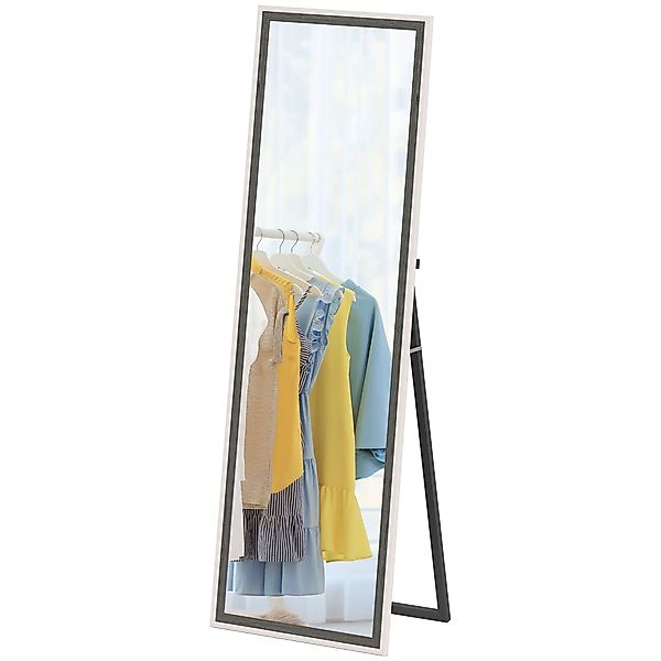 HOMCOM Ganzkörperspiegel, 162,6 x 53,5 cm Standspiegel mit Ständer, Wandspi günstig online kaufen