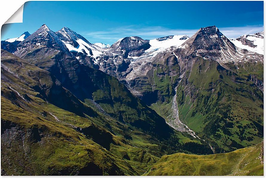 Artland Wandbild "Berge rund um den Großglockner", Berge, (1 St.), als Lein günstig online kaufen