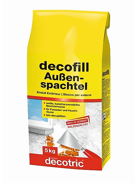 decotric® Spachtelmasse Decotric Decofill Außenspachtel 5 günstig online kaufen