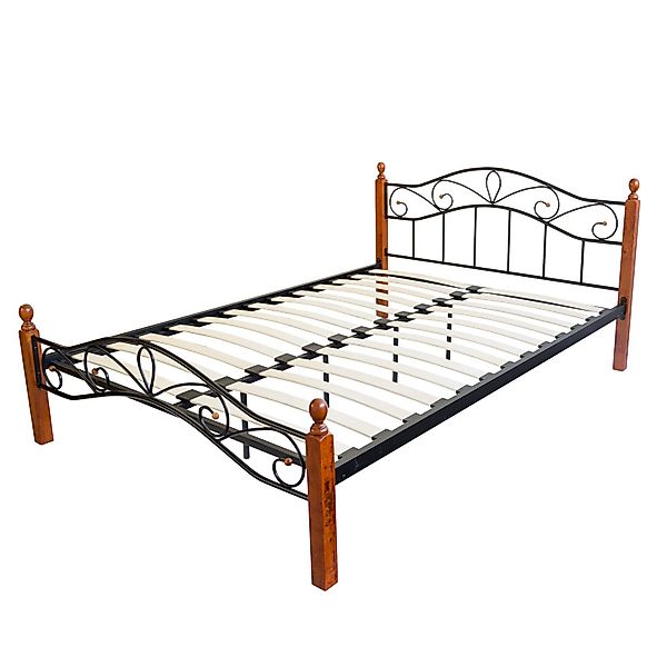 Homestyle4u Metallbett 140 160 180 x günstig online kaufen