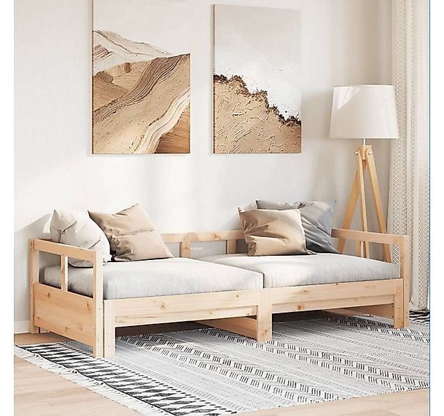 vidaXL Bett, Tagesbett ohne Matratze 90x190 cm Massivholz Kiefer günstig online kaufen