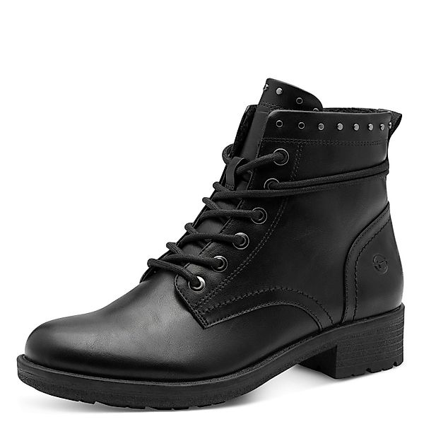 Tamaris Schnürstiefelette, Blockabsatz, Schnürboots mit Nieten günstig online kaufen