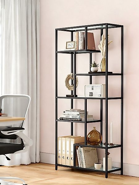 VASAGLE Bücherregal Bücherregal, Regal mit 6 Ablagen, Standregal günstig online kaufen
