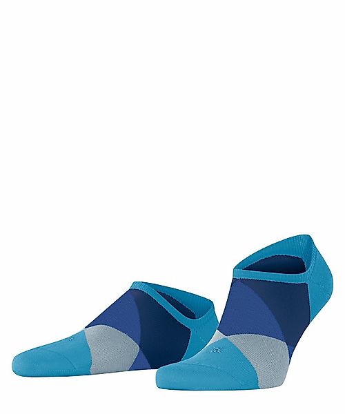 Burlington Clyde Herren Sneakersocken, 40-46, Blau, Raute, Baumwolle, 21063 günstig online kaufen