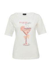 s.Oliver Kurzarmshirt T-Shirt Jersey-T-Shirt mit Frontprint günstig online kaufen