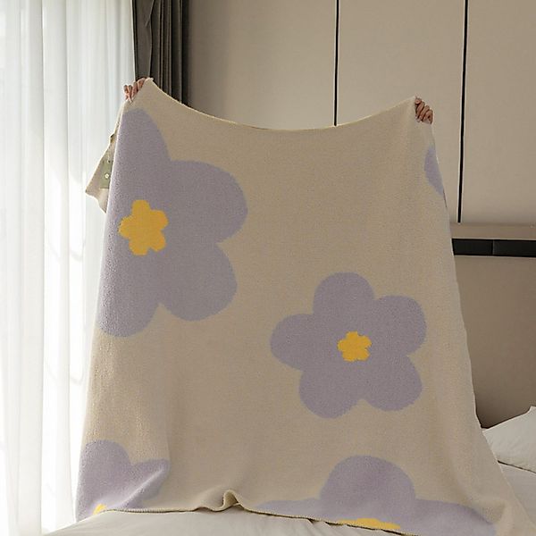 Wohndecke Wohndecken Couchdecke mit Florales Muster,130x170cm, günstig online kaufen