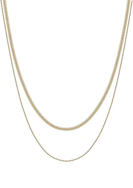 Hey Happiness Edelstahlkette Damen Layer mehrschichtig, Kordel Schlange Ket günstig online kaufen