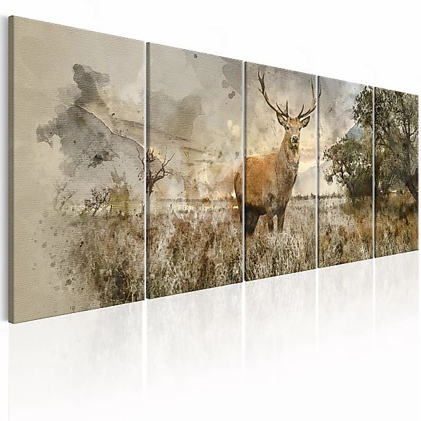 Wandbild - Watercolour Deer I günstig online kaufen