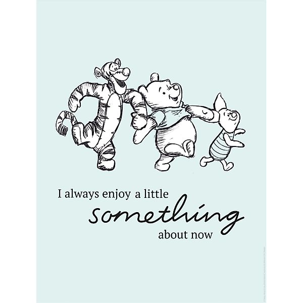 Komar Bild "Winnie the Pooh Little Something" Disney 1 Stk. tlg. Wandbild z günstig online kaufen