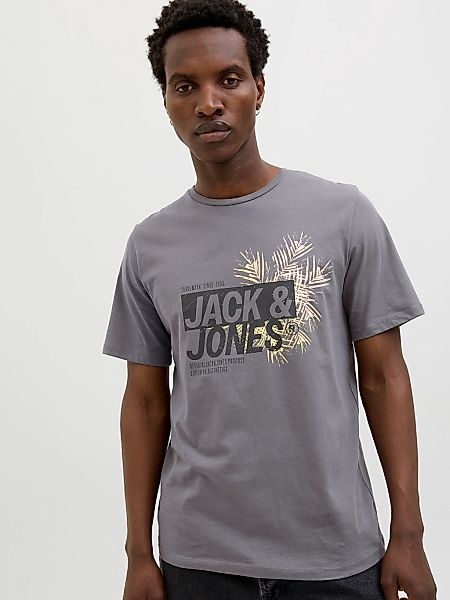 Jack & Jones Print-Shirt "JJJAXON – T-Shirt mit Print, Rundhals und Baumwol günstig online kaufen