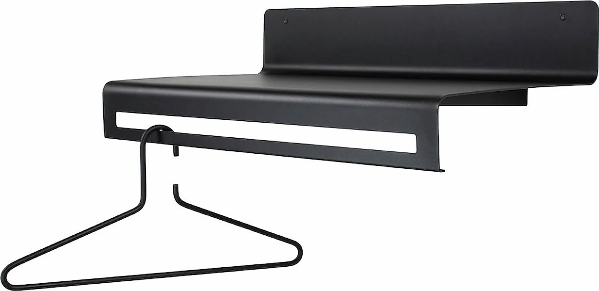 Spinder Design Garderobenleiste "SWAY 60" 2-in-1 Wandregal + Garderobe günstig online kaufen
