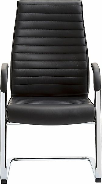 Mayer Sitzmöbel Freischwinger "Schwingstuhl myDELUXE" () Echtleder günstig online kaufen