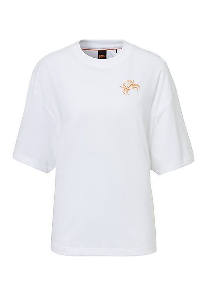 BOSS ORANGE T-Shirt Eboyfriend Premium Damenmode mit Graphic Details günstig online kaufen