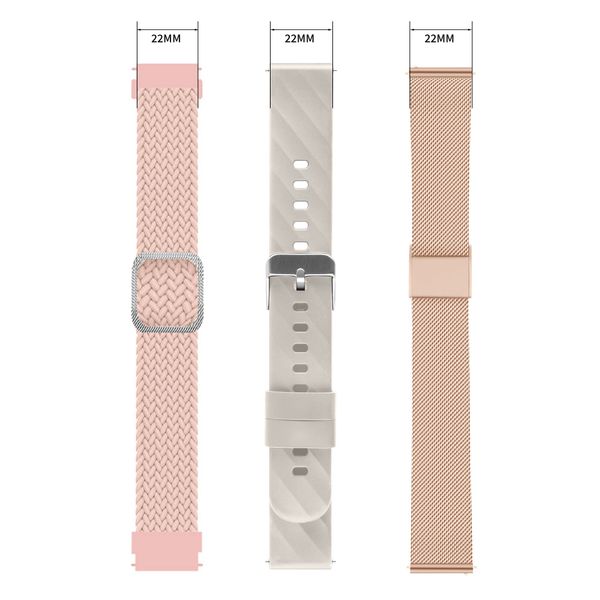 BRAIDOL Armband Smartwatch-Armband 22mm Uhrenarmband für günstig online kaufen