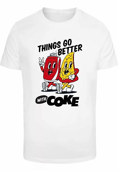 Merchcode T-Shirt "Merchcode Things Go Better with Coke" günstig online kaufen