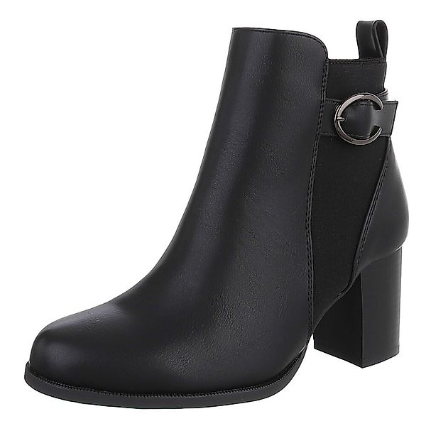 Ital-Design Elegante Stiefel mit Blockabsatz für günstig online kaufen