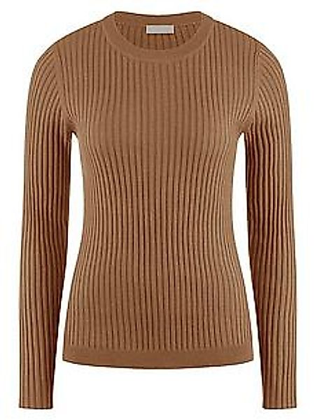 Rundhals-Pullover include braun günstig online kaufen