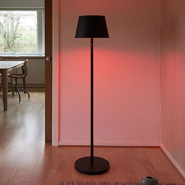 LOOM DESIGN LED-Akku-Stehleuchte Modi, CCT, RGB, schwarz günstig online kaufen