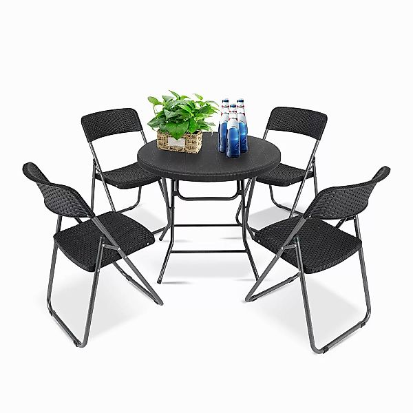 Sekey Garten-Essgruppe 5-teilig Essgruppe Gartenmöbel-Set für günstig online kaufen