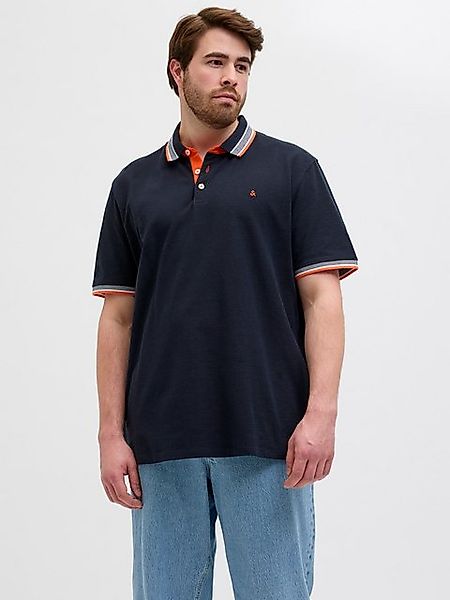 Jack & Jones PlusSize Poloshirt JJEPAULOS POLO SS NOOS PLS mit Logo Sticker günstig online kaufen