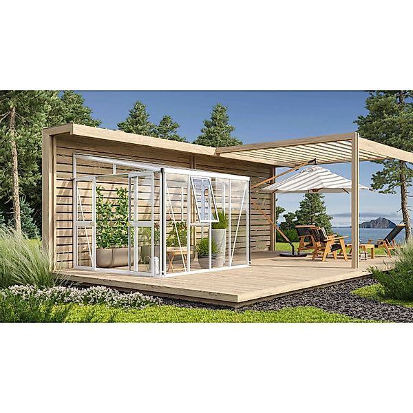 Vitavia Gewächshaus Athena 7000 Weiß 7 m² günstig online kaufen