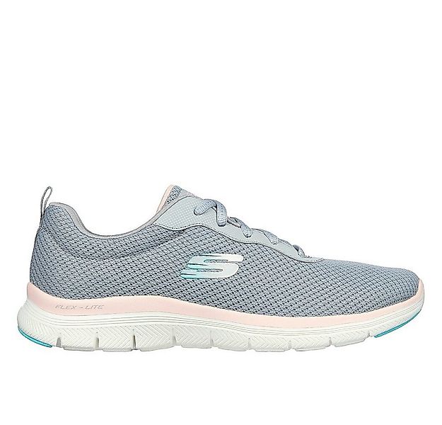 Skechers Skechers – Flex Appeal 4.0 Brilliant View – Grau Schnürschuh günstig online kaufen