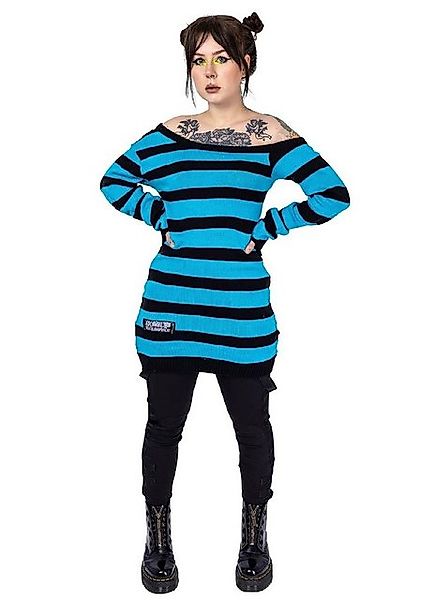 Poizen Industries Strickpullover Camden Strickpullover Punk Gothic Pullover günstig online kaufen